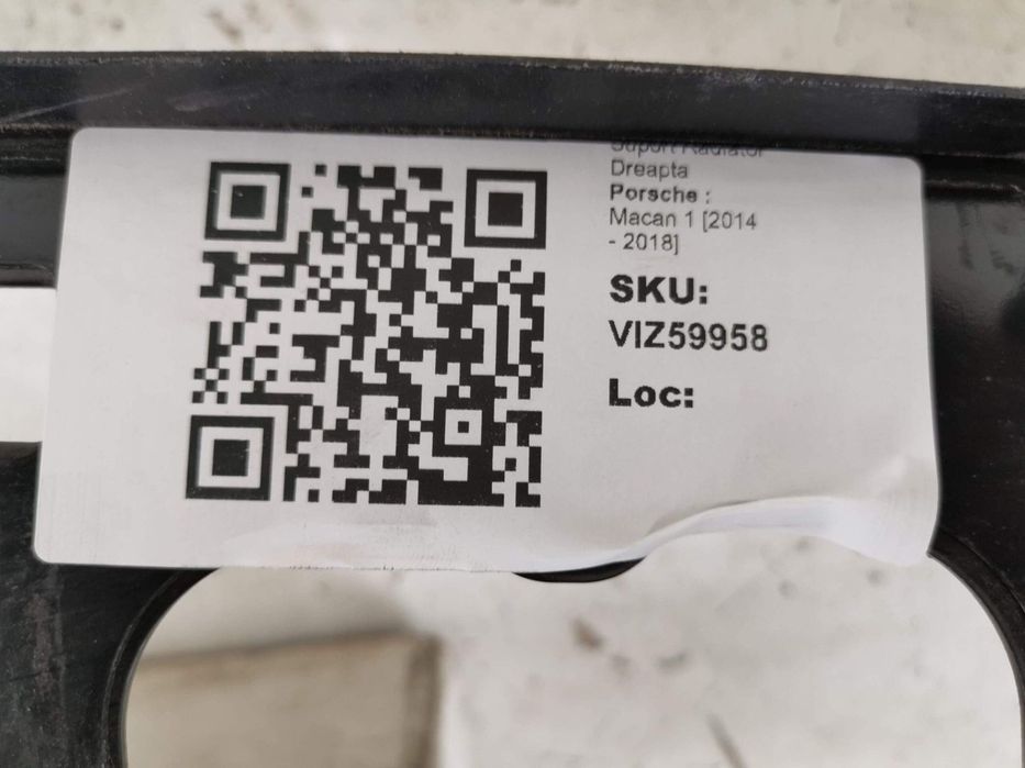 Trager Suport Radiator Dreapta Porsche  Macan 1 2014 2015 2016 2017 20