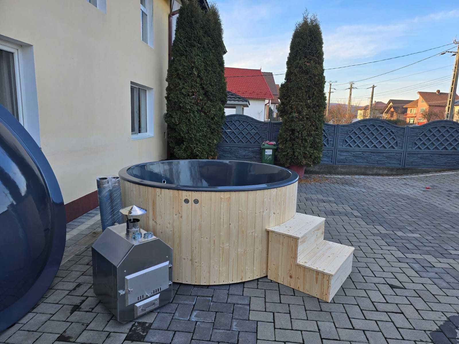 Ciubar de premium 225cm pentru 10 persoane! Aeromasaj/bec /jacuzzi