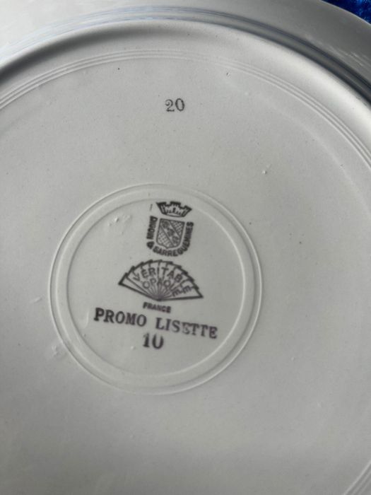 Френски сервиз за хранене Digoin & Sarreguemines – модел „Promo Lisett