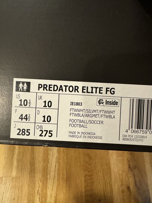 Adidas Predator Elite FG 44/23