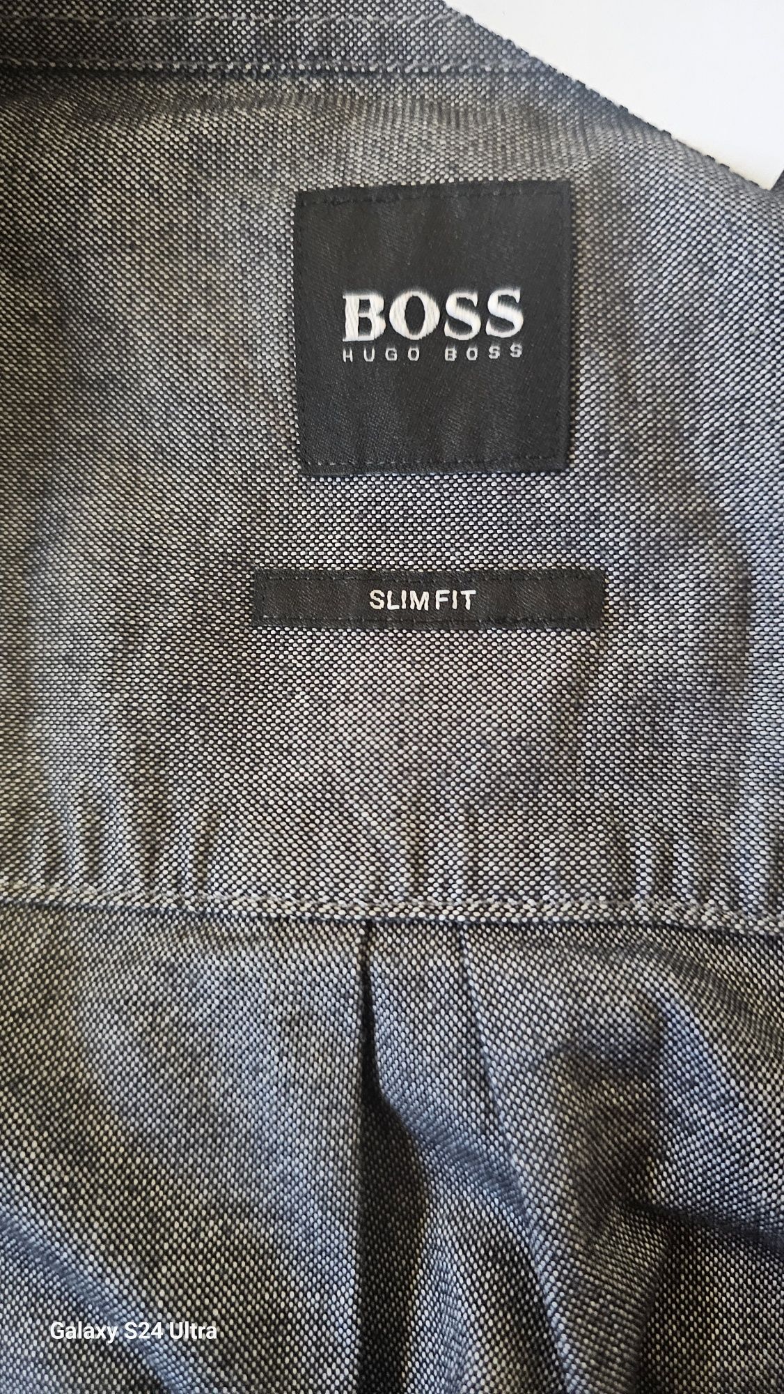 Оригинална официална мъжка риза Hugo Boss с дълъг ръкав