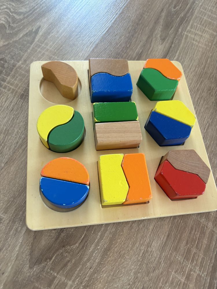 Лот дървени детски играчки