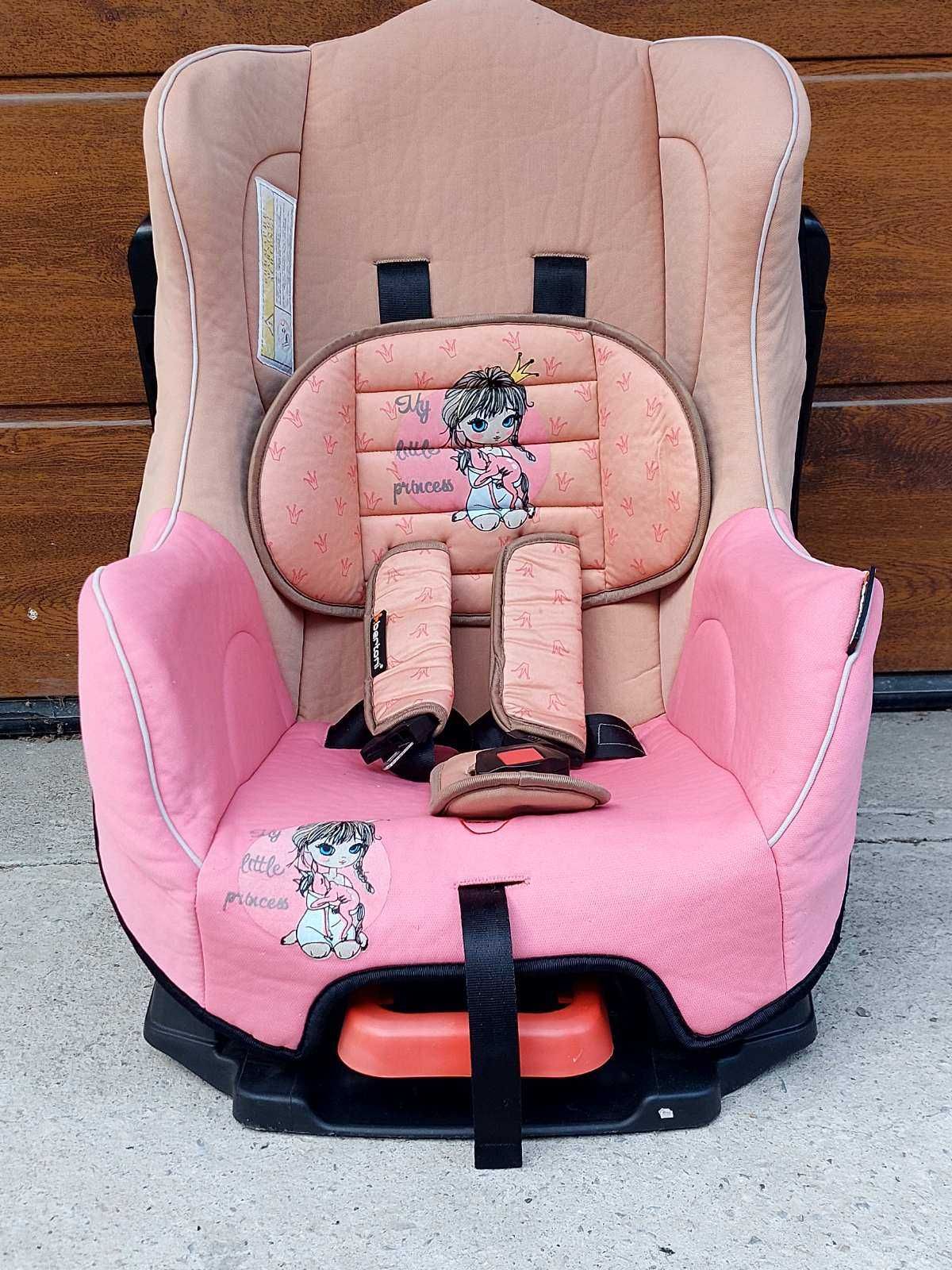 Столче за кола, Bertoni Lorelli, 0-18 кг, Rose & Beige Princess