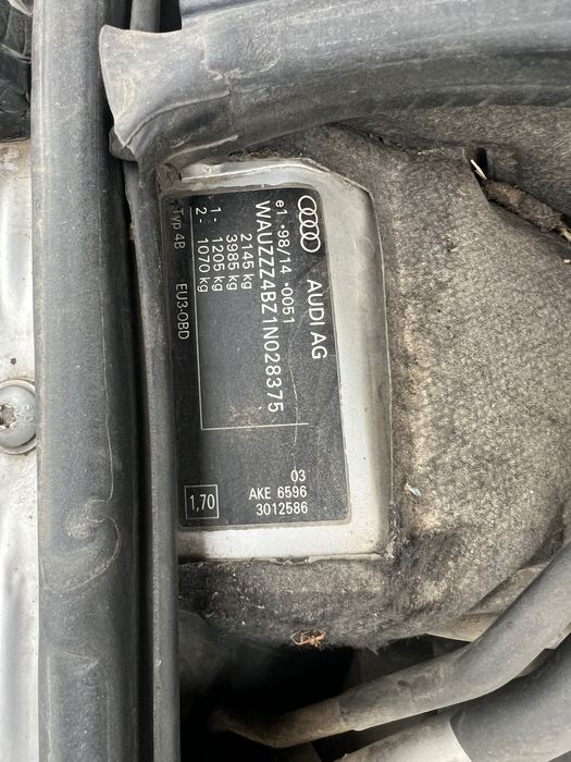 Vând urgent Audi A6 C5  2001