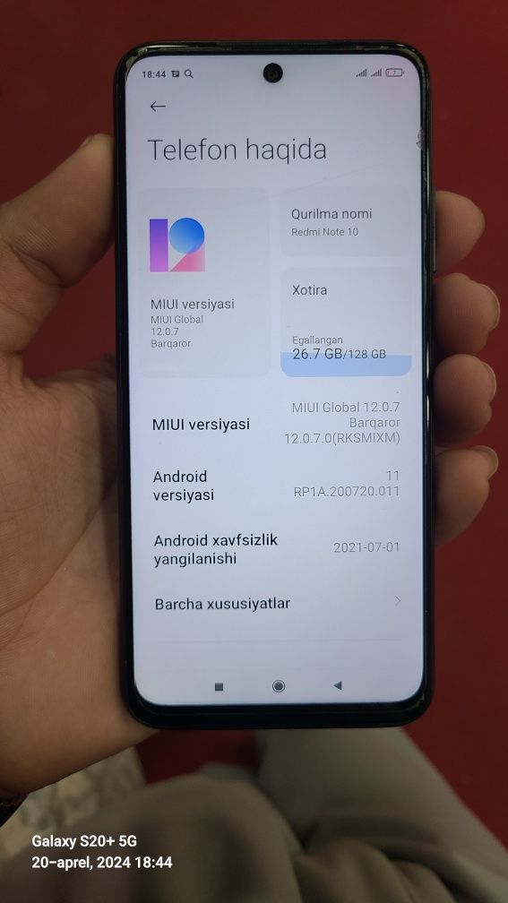 Redmi note 10 5g