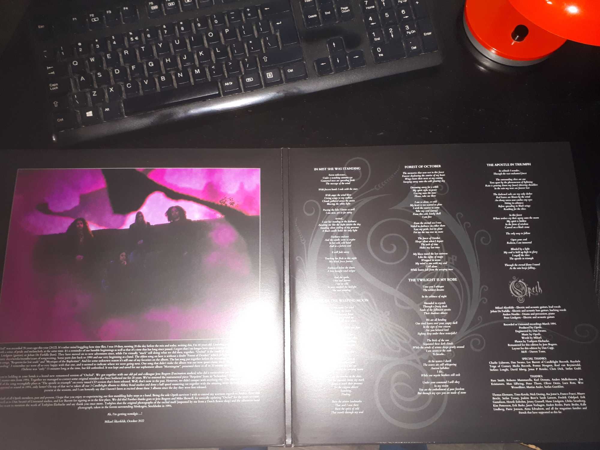 Vinil Opeth - "Orchid" (editia "transparent red" 2023)