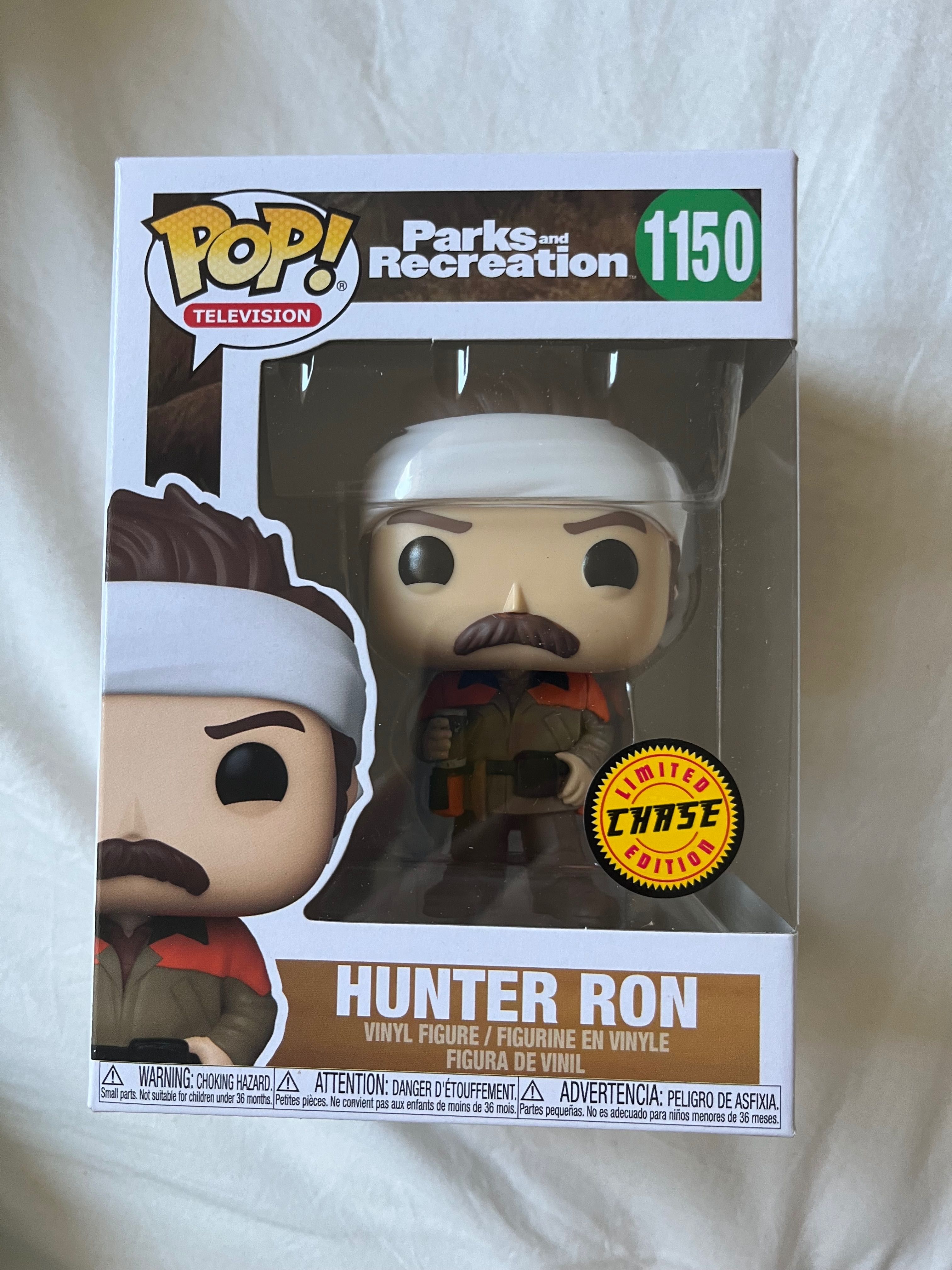 Funko POP TV: Parks and Rec - Hunter Ron 1150 - Chase Edition - NOU