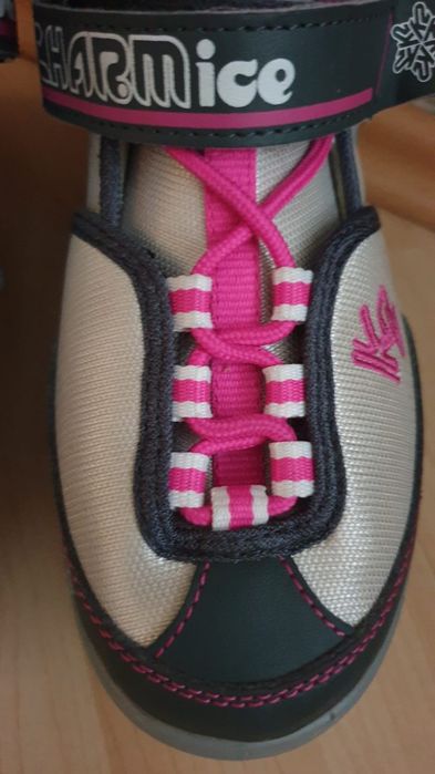 Patine Gheață K2 Charm Ice fete reglabile/nr.32-37