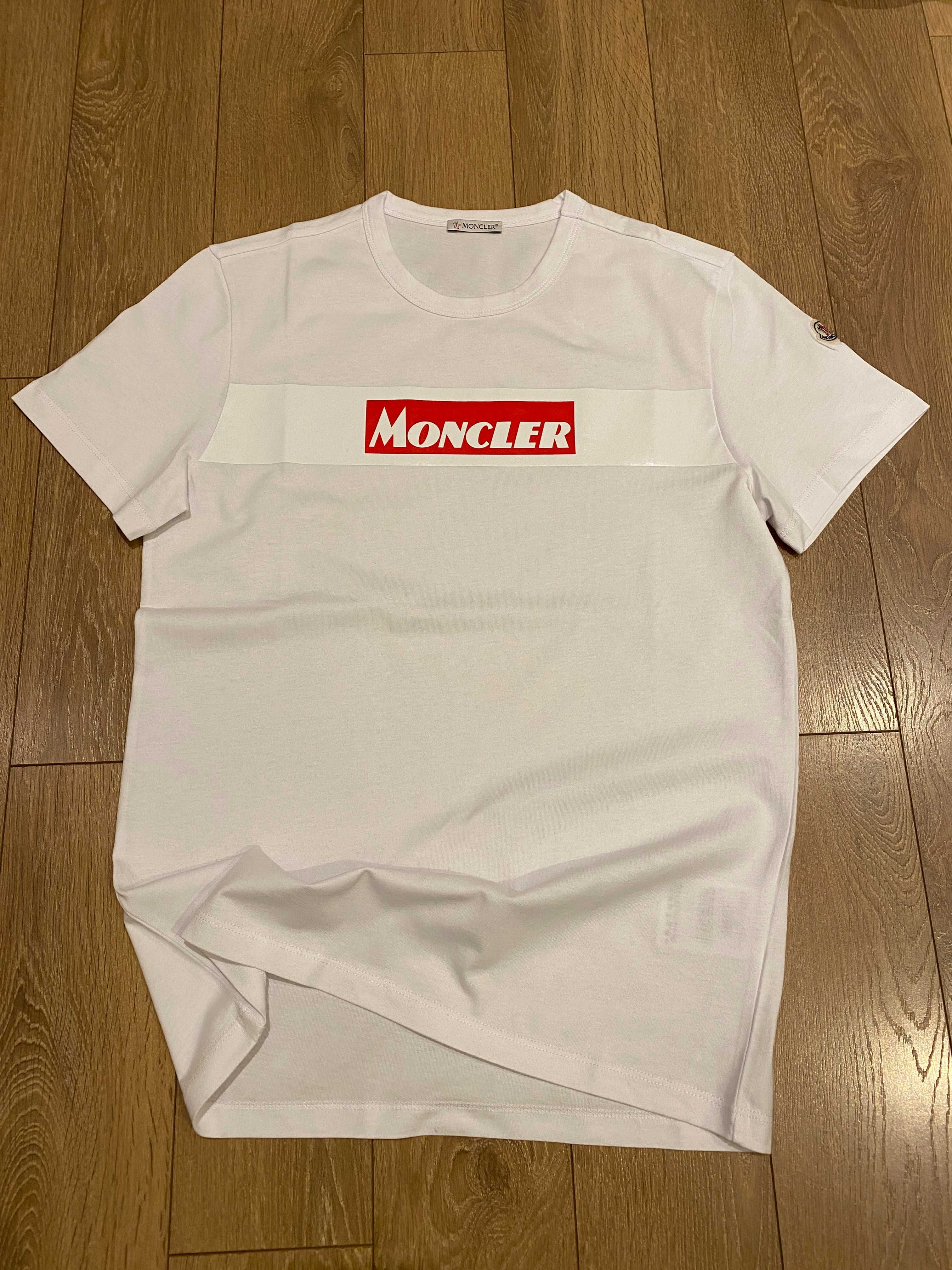 MONCLER - MAGLIA SUPREME, Оригинална тениска, нова, размер: S