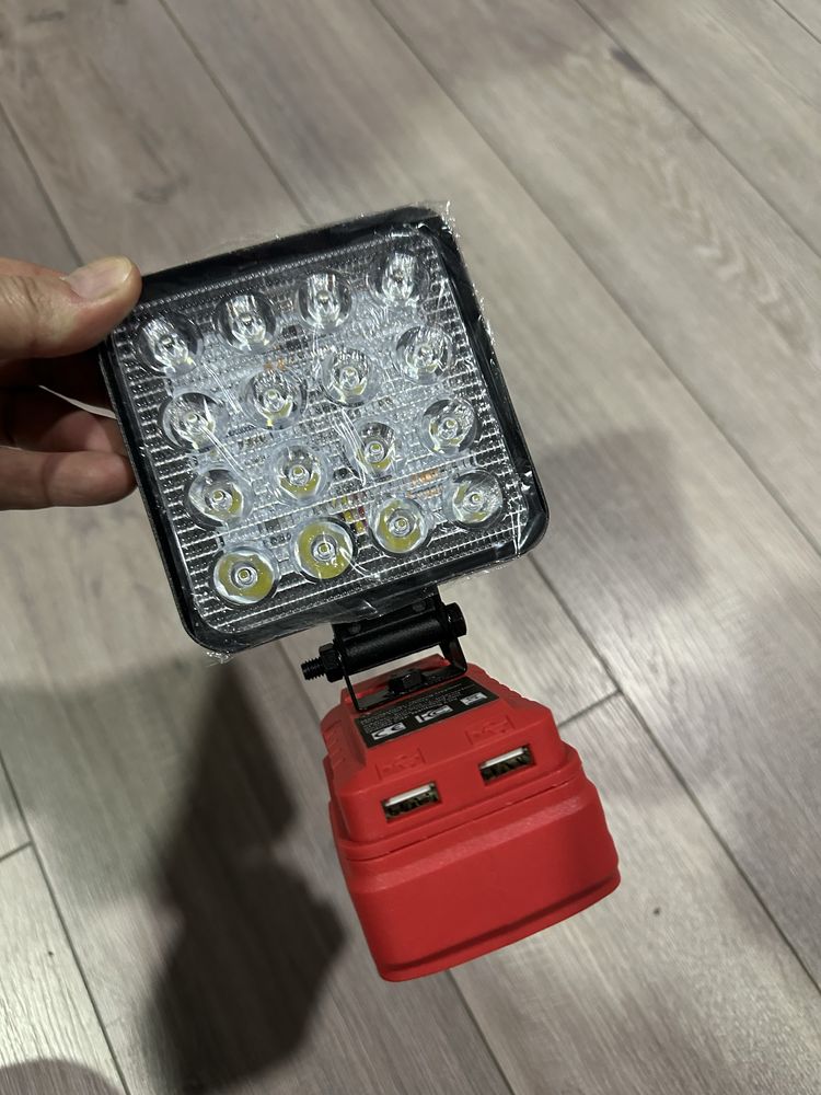 Reflector led compatibila dewalt, bosch , makita , milwuakee