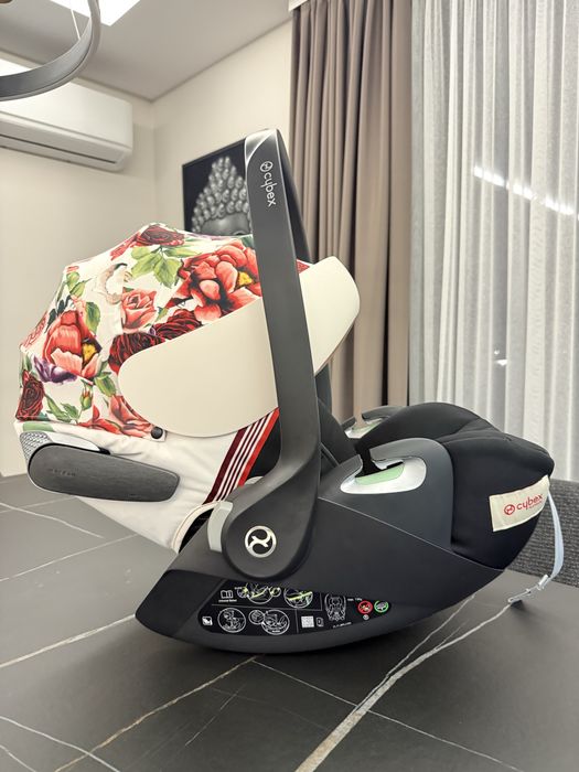 Стол за кола Cybex Cloud T i-Size Spring Blossom Light, 45 – 87 см