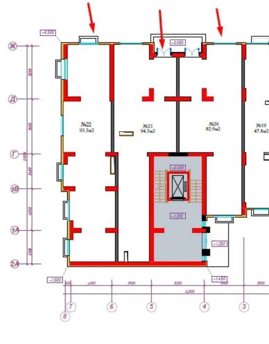Продаётся Не Жилое Помещения Метро Новза 93.3m2; 94.3m2; 82.9m2