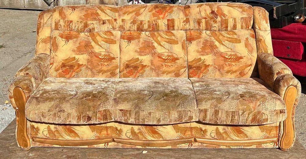 Canapea Extensibila; Pat cu Saltea 190x115 cm