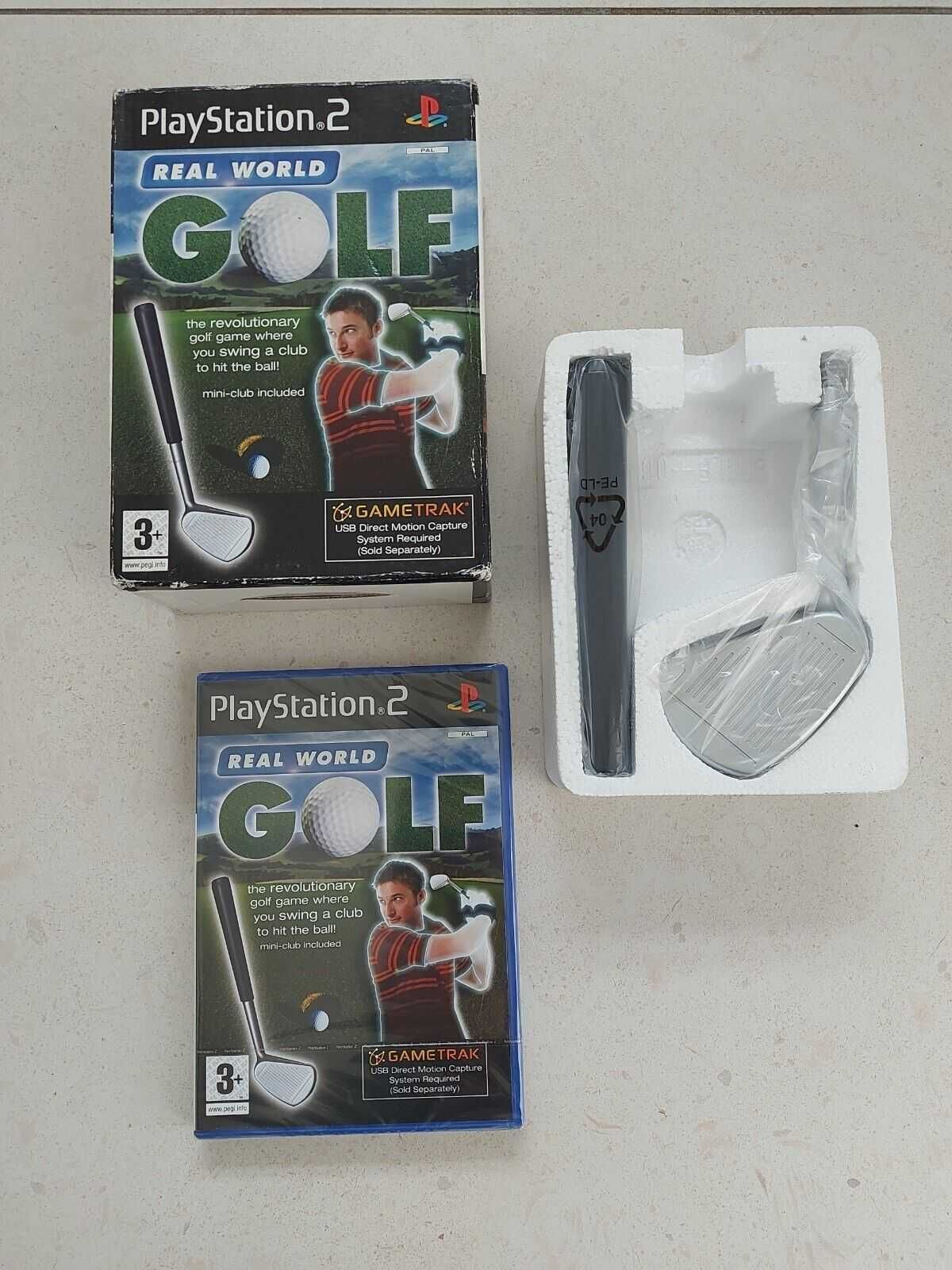 Игра за PS2 playstation 2 REAL WORLD GOLF,GAMETRAX система с мини стик