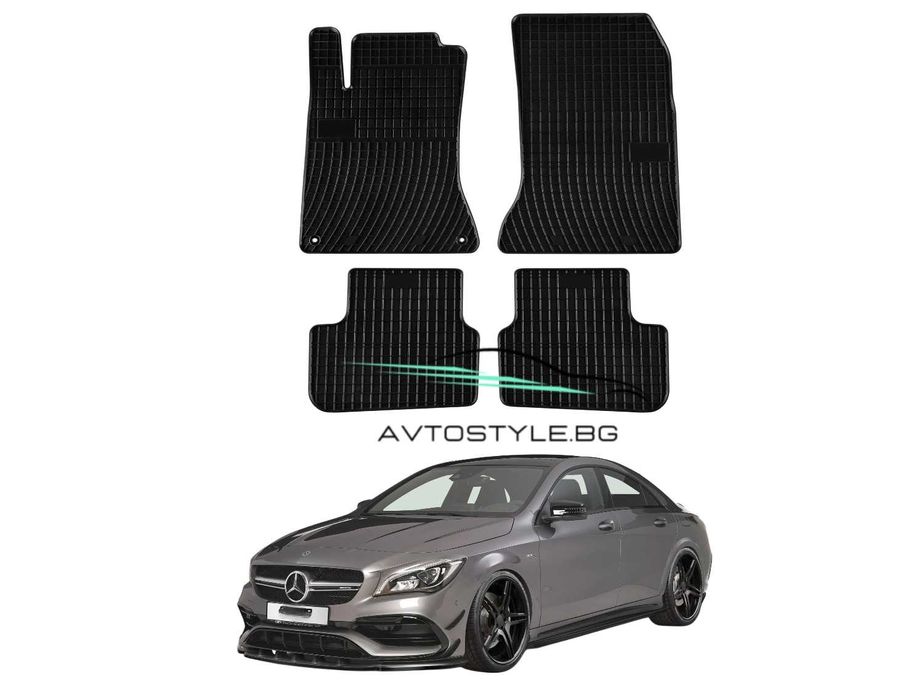 Гумени стелки за Mercedes CLA C117 ,2013-2019 г., Frogum - El Toro