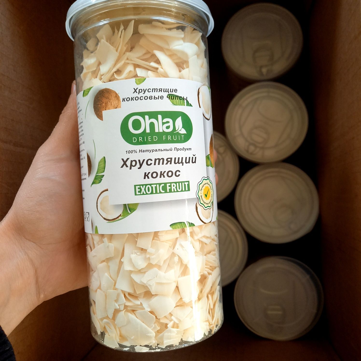 Кокос хрустящий кокосовые чипсы kokos какос kakos кокосовая стружка