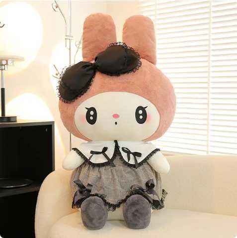 Плюшена играчка Sanrio Kuromi Hello Kitty, 30/50см, Плюшено коте Кити