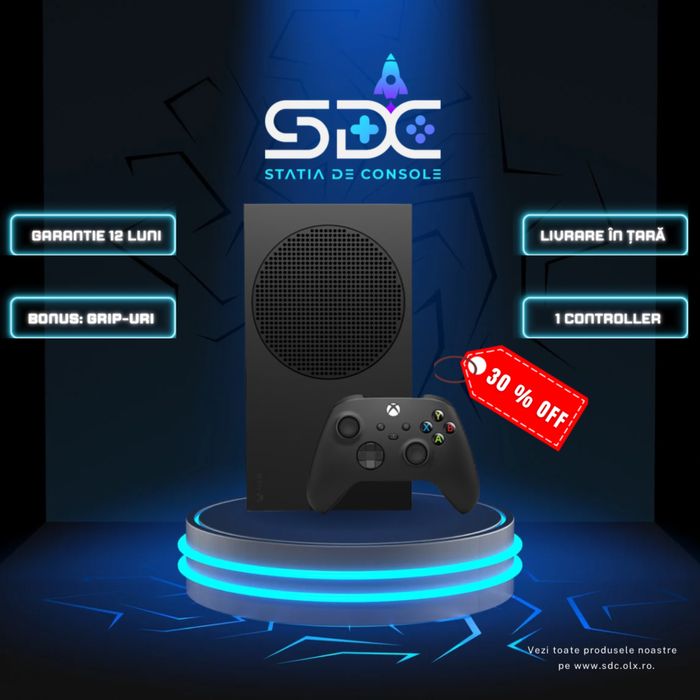 OFERTA! Xbox SERIES S 1TB Black Carbon | 12 Luni Garantie | SDC