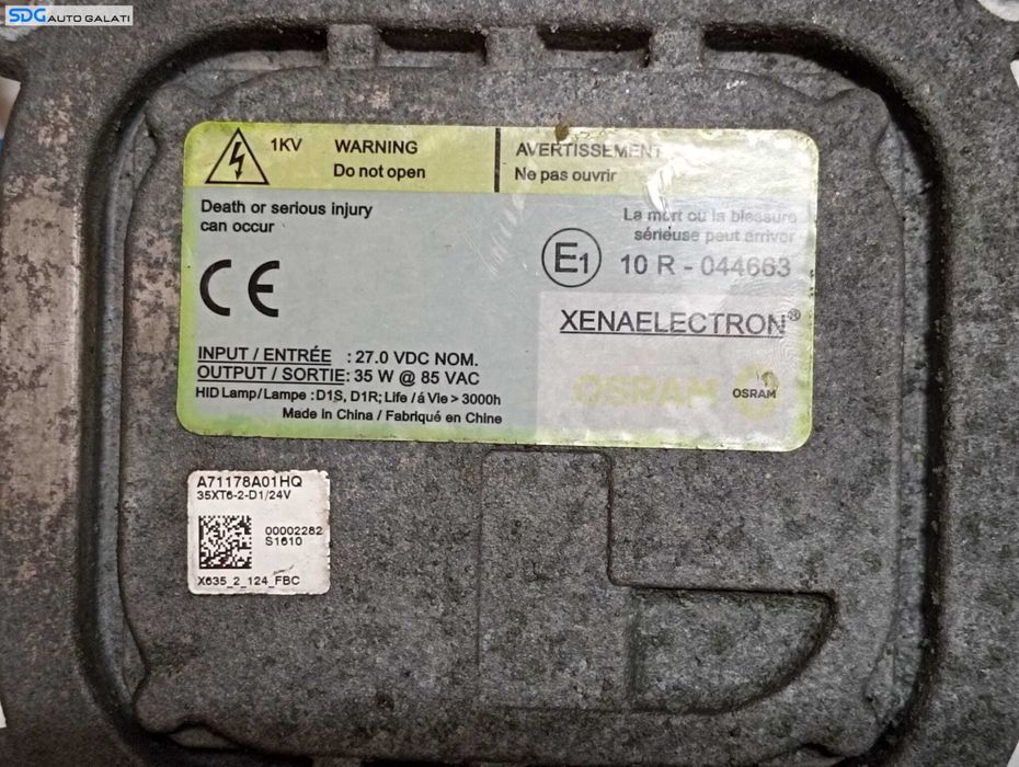 Calculator Balast Droser Far Xenon Ford Focus 3 2010 - 2015 Cod 044663 [M6504]