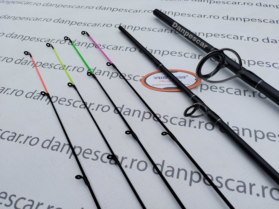 Lanseta FEEDER carbon WindBlade TFD8 SENSITIVE 3,90m 90/120gr 4VARFURI