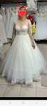Vand rochie de mireasa cu vual crinolina