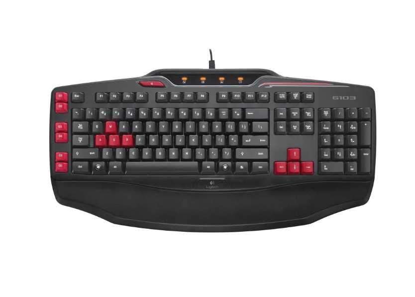 Клавиатура Logitech G103 Gaming Keyboard, черна