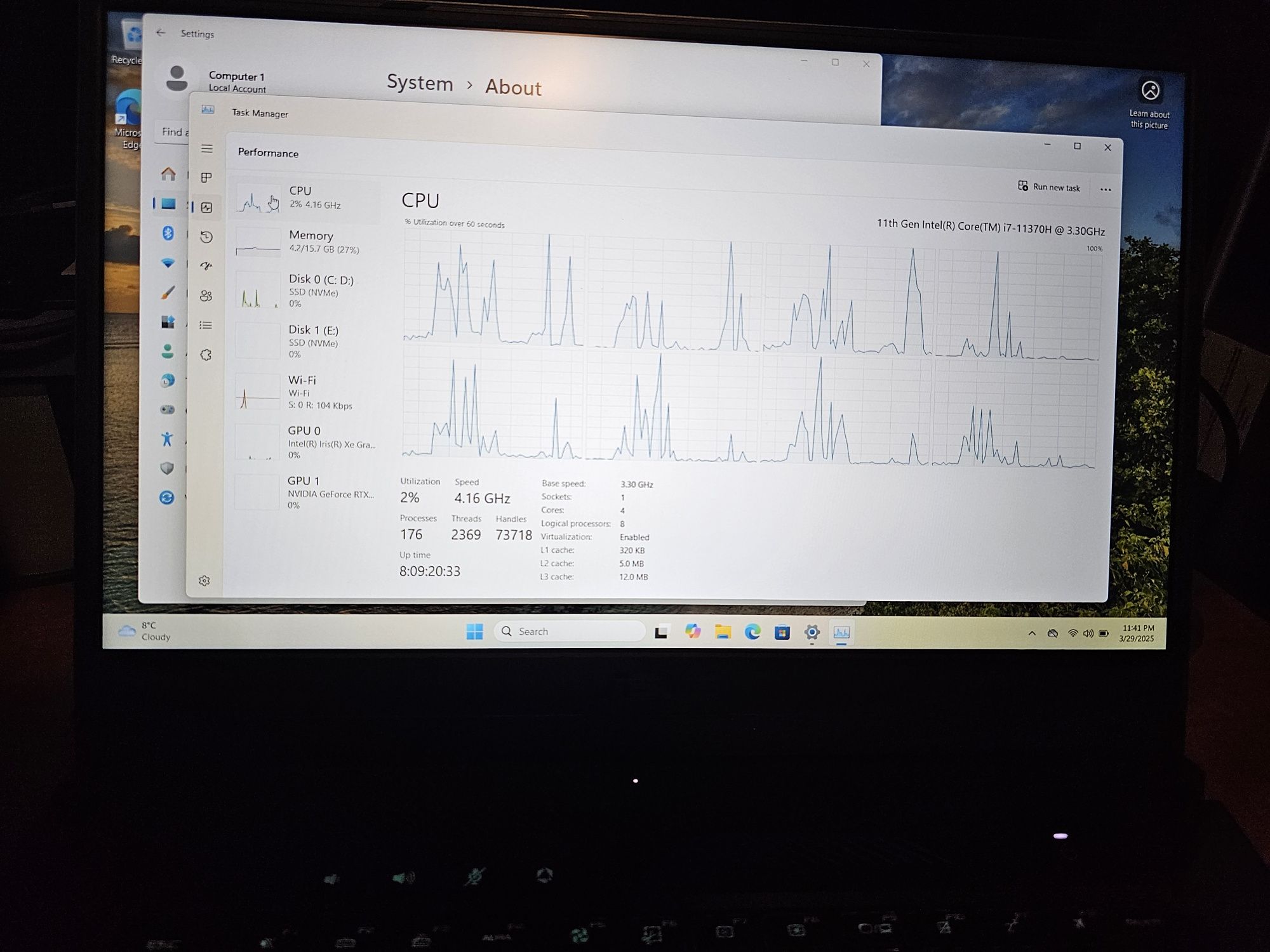 Asus TUF Dash 15 I7 11370H RTX 3050TI