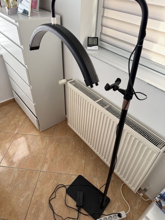 Lampa moonlight neagra 65W