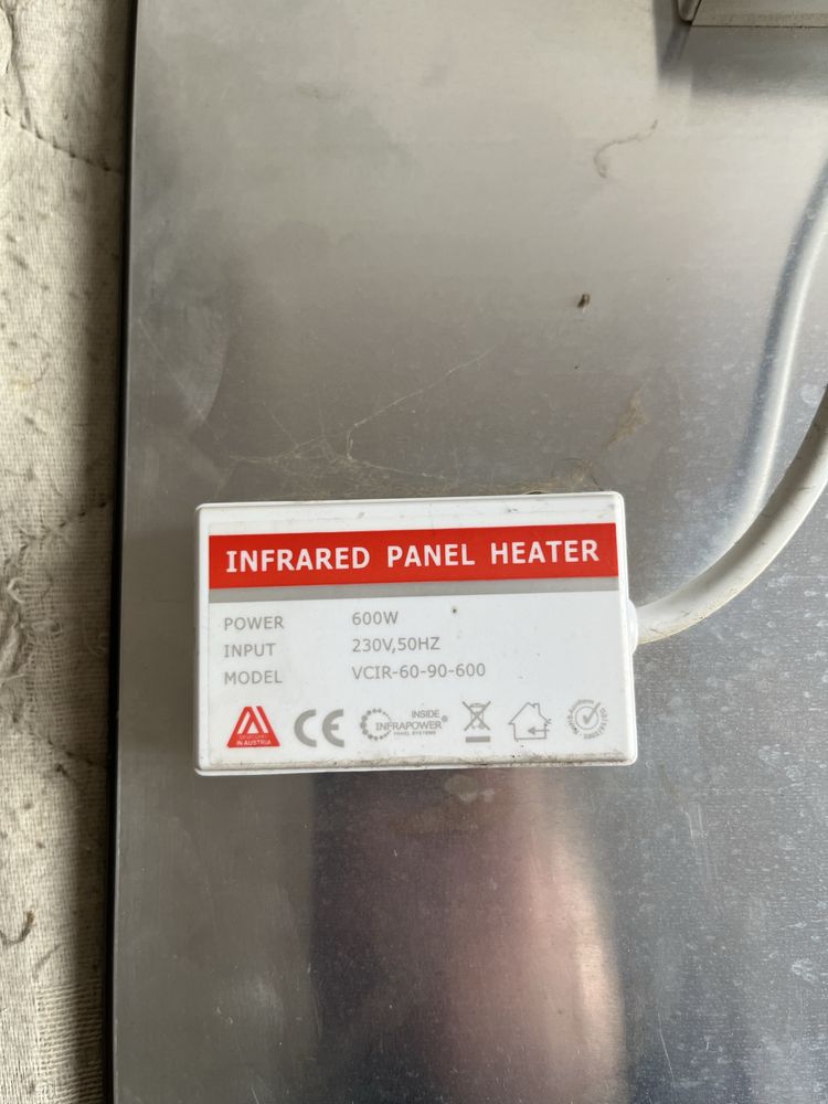 Инфрачервен отоплителен панел 600w