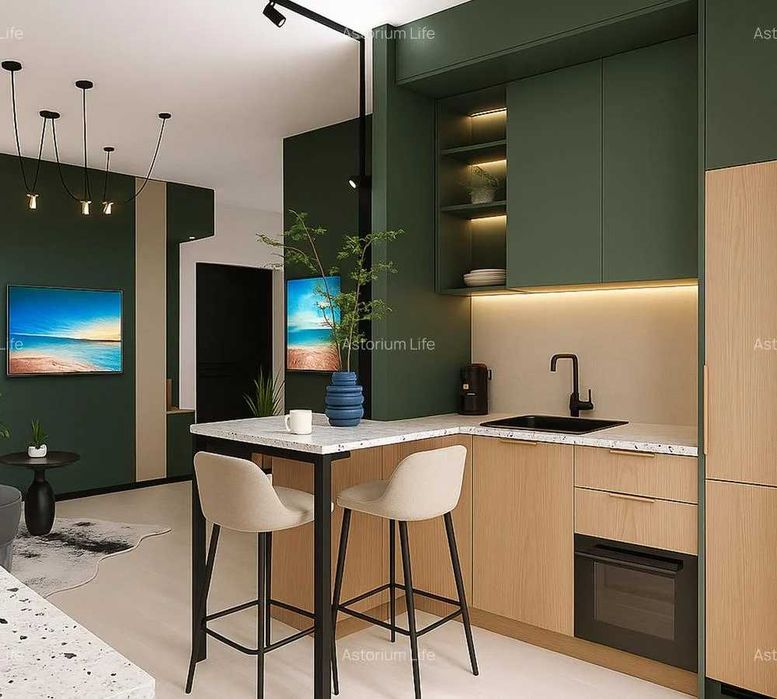 Garsonieră Premium în Ansamblu Rezidențial Nou Comision 0%