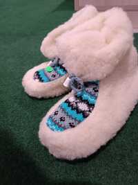 Papuci călduroși de lână NOI