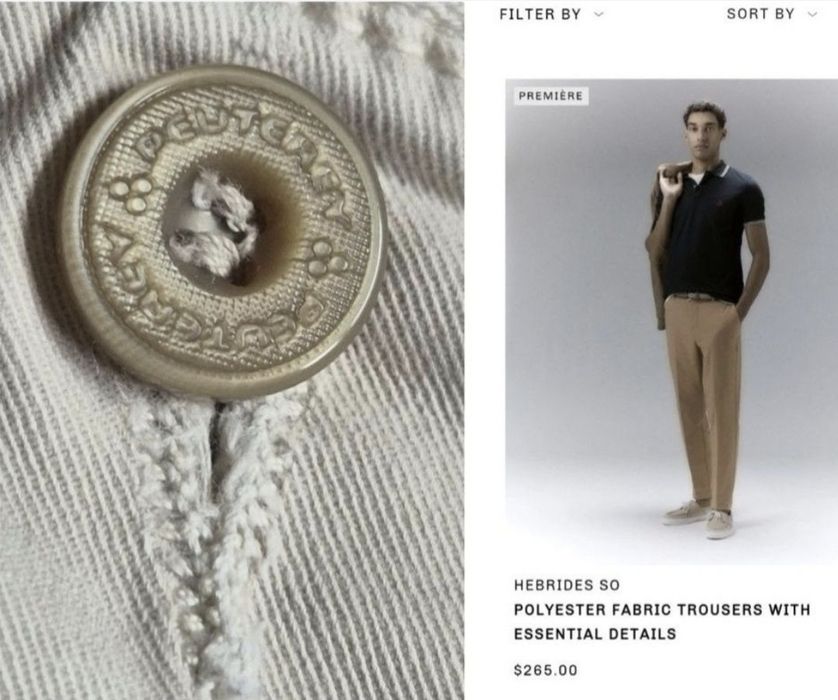 Pantaloni Chinos Peuterey Lux, Bărbați, Eleganță Italiană Autentica 46