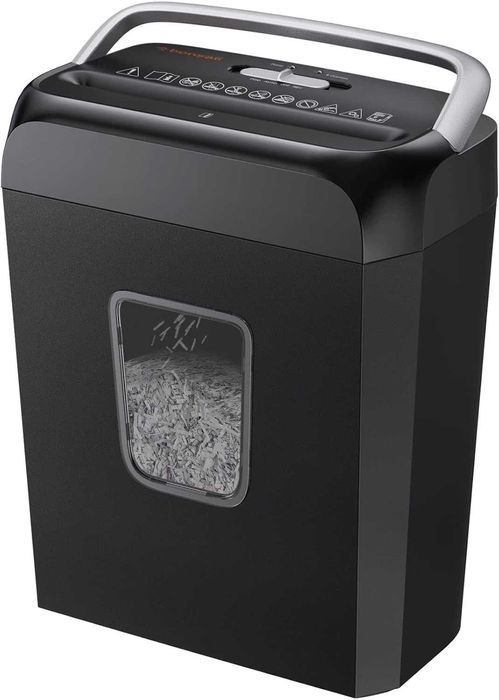 Tocator documente Bonsaii, cos colector 12.8 L, negru