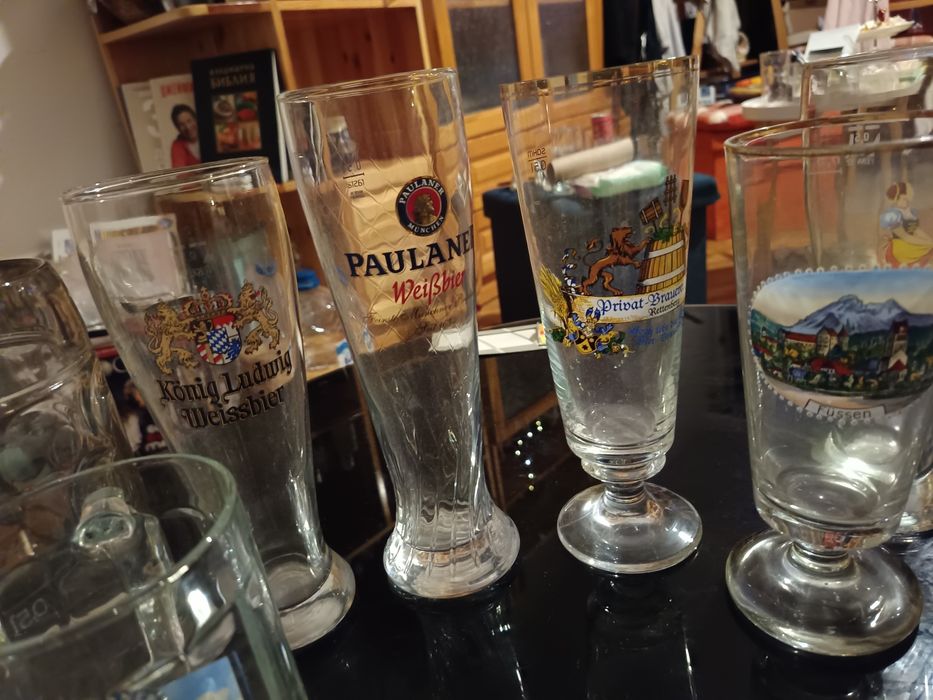 Чаши и халби за бира