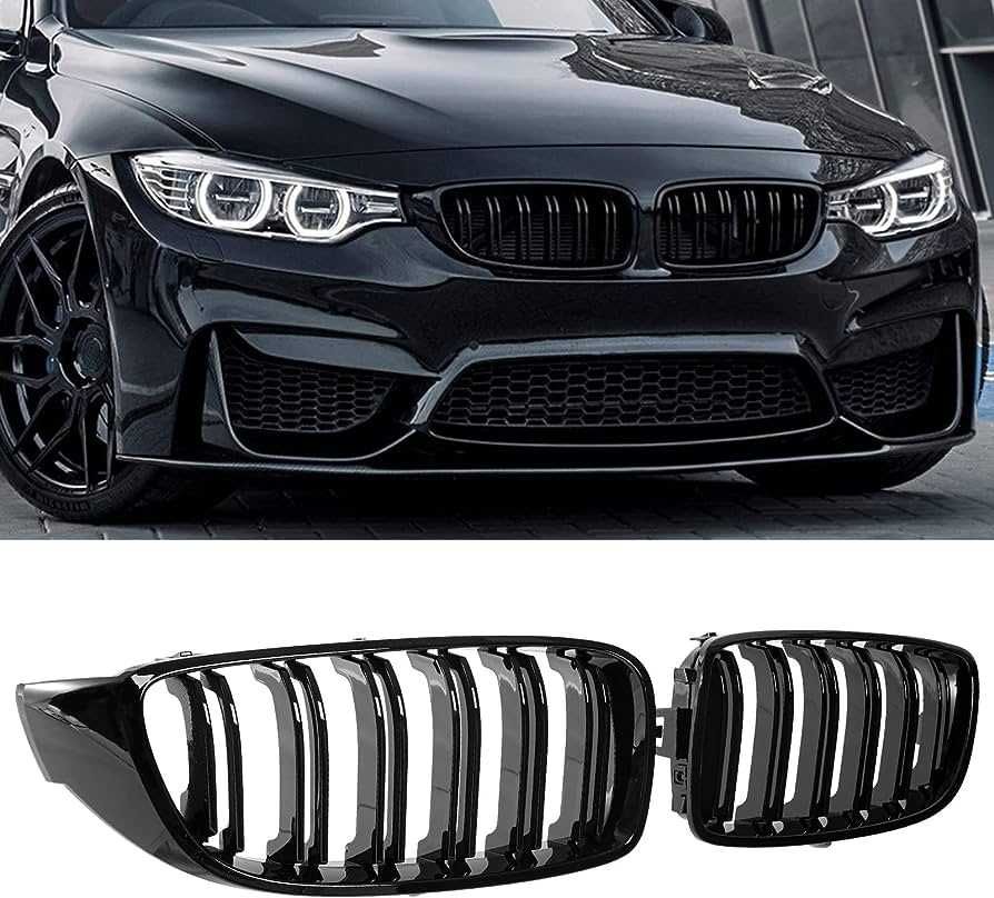 Grile/Nari Duble BMW E60 E90 F10/11 F30/31 F15 F16 Negru Lucios