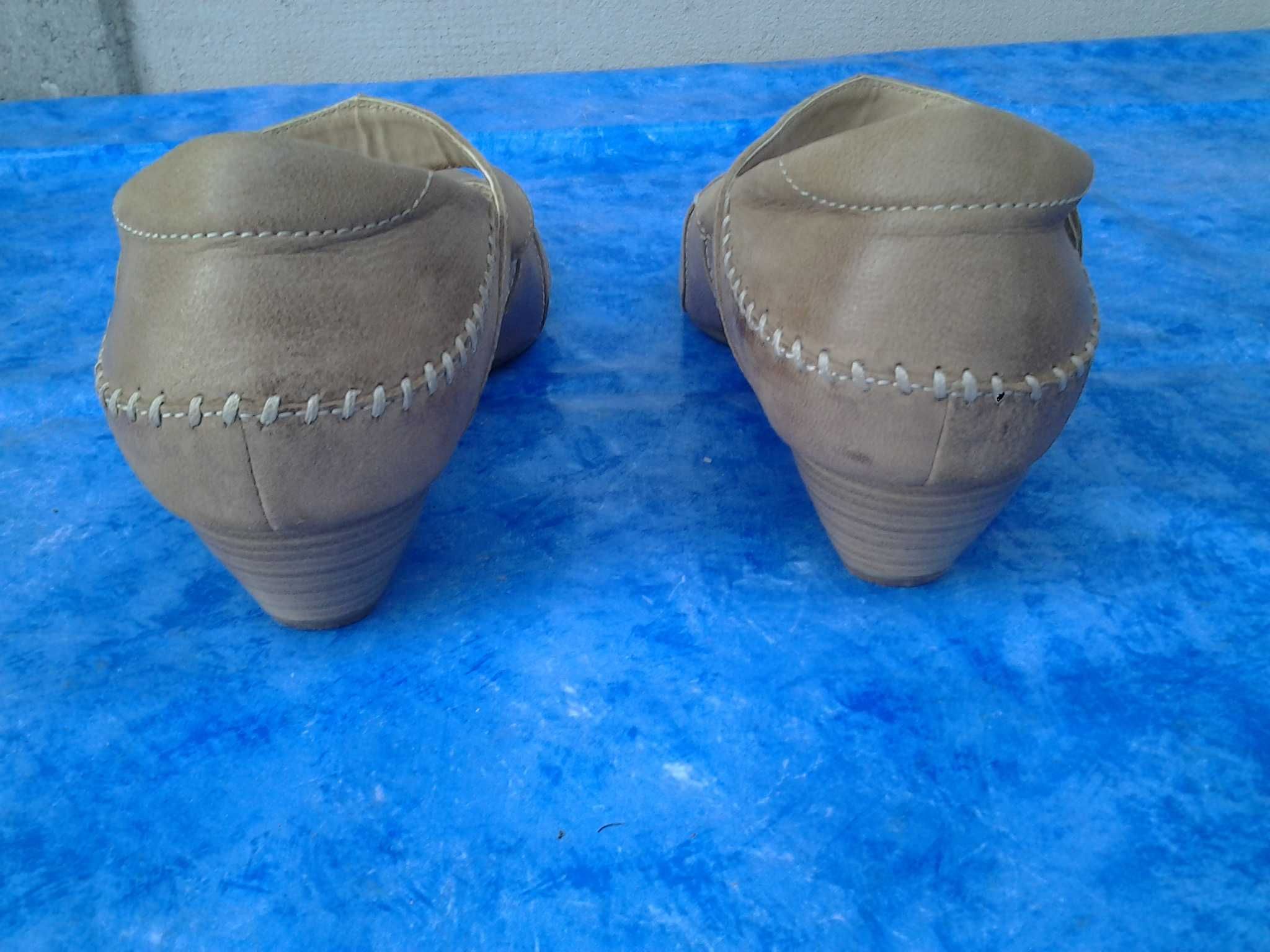 Beige Jana Fashion | pantofi dama mar. 40 | 26 cm