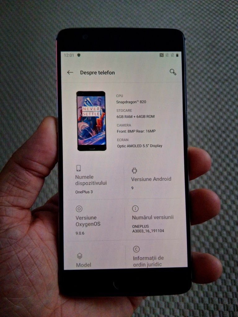 OnePlus 3 – 6GB RAM / 64GB – Snapdragon 820