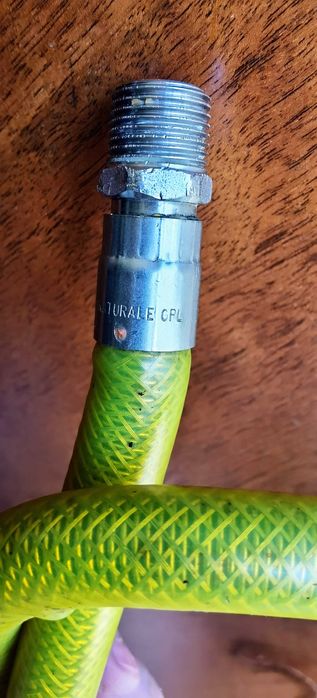 Furtun presiune coloană gaz natural pentru aragaz,  2 buc.teu pexal