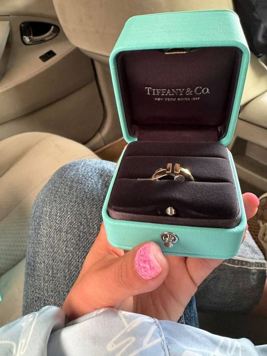 Tiffany&Co оригинал кольцо желтое золото
