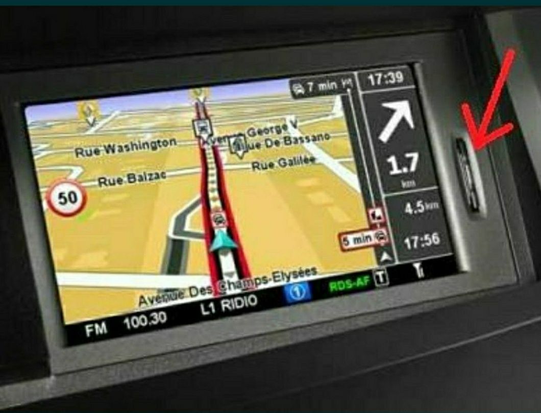 Sd Card Renault Megane,Clio,Scenic,Laguna,Espace,TomTom Live Vers 11.2