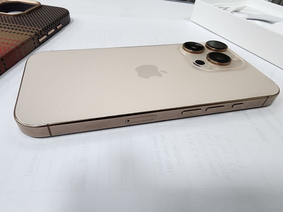 Iphone 16 Pro Tinu Desert 128GB Karobka DK Tinuu 98% Batareka