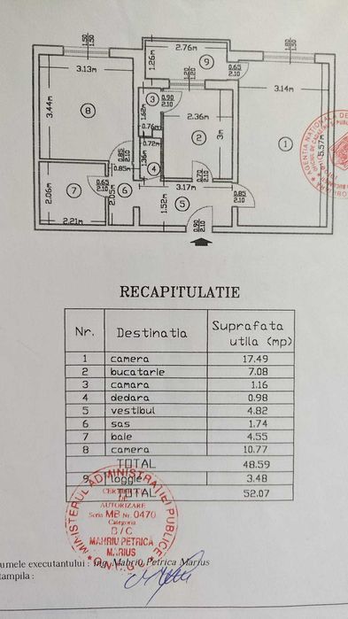 Proprietar apartament 2 camere 52 mp Dristor, NU colaborez cu agentii!