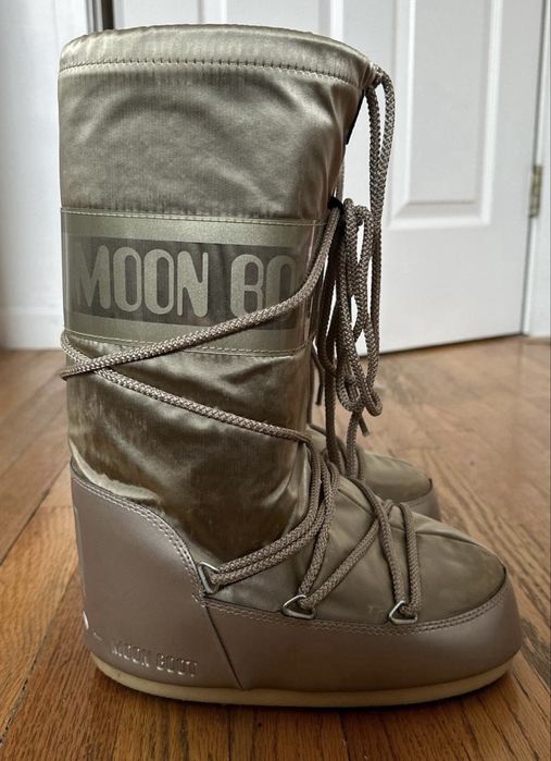 Moon boot glance rose gold