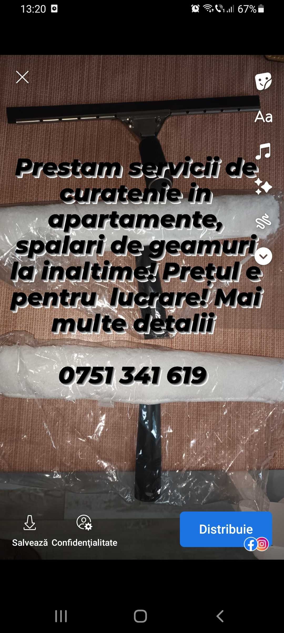 Prestez servicii de curatenie