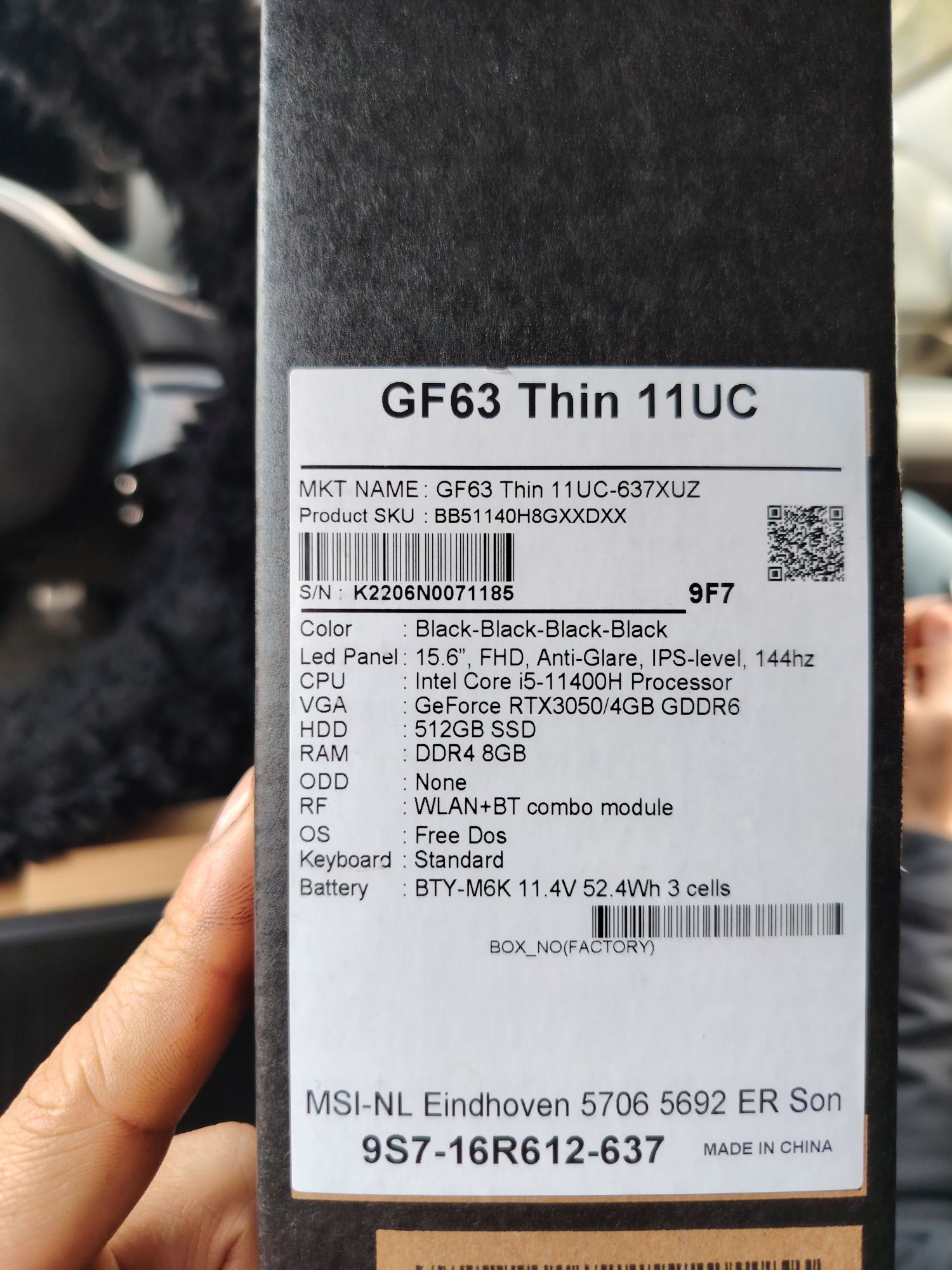 Msi core i5 11gen