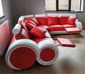 canapea design futurist , din piele !