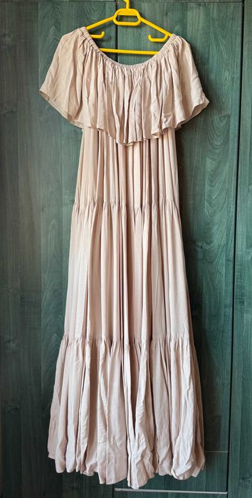 Rochie ampla din batist cu volane Cloche Creator