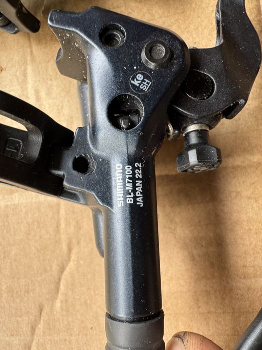 Set frane Shimano SLX 4 pistoane  BR-M7120  bicicleta