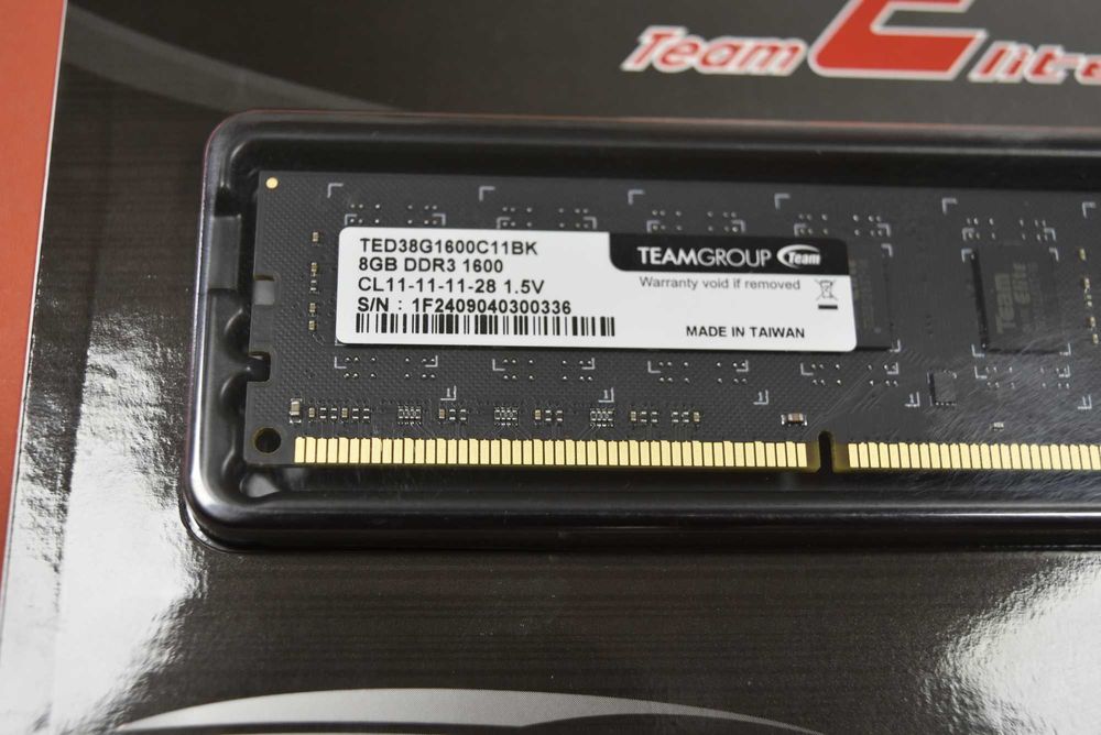 Памет Team Group Elite DDR3 - 8GB, 1600 mhz,