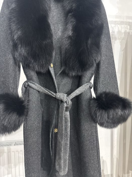 Palton Lana Alpaca Negru